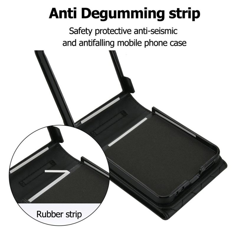 Tok Samsung Galaxy Z Flip 7 Rfid-blokkoló Kártyatartó És Pánt