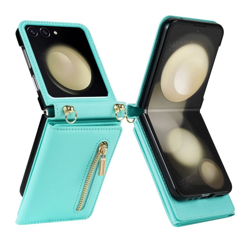 Tok Samsung Galaxy Z Flip 7 Rfid Pénztárca És Vállpánt