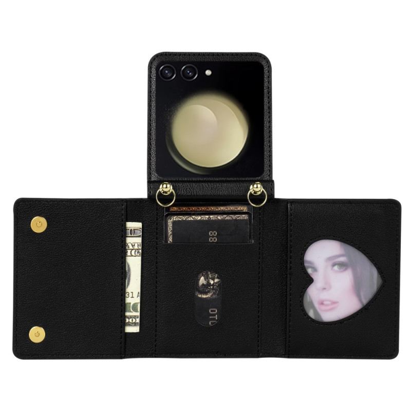 Tok Samsung Galaxy Z Flip 7 Rfid Pénztárca És Vállpánt