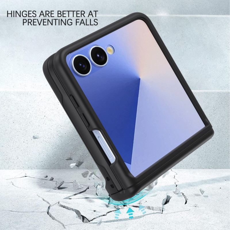 Tok Samsung Galaxy Z Flip 7 Rugós Zsanér És Kártyatartó