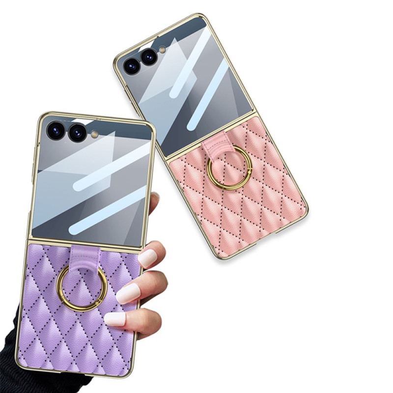 Tok Samsung Galaxy Z Flip 7 Steppelt Kivitel Gyűrűtartóval