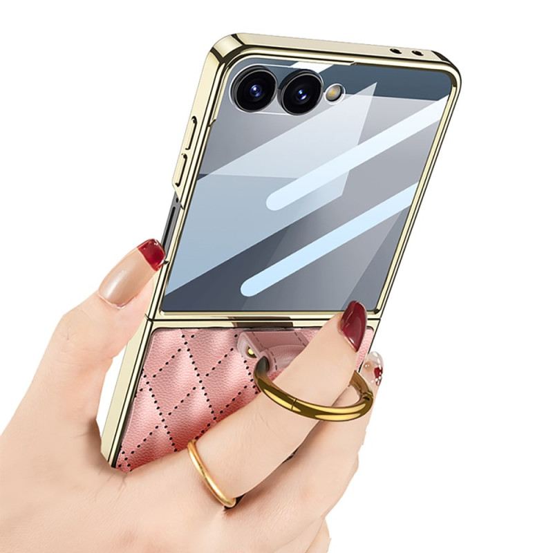 Tok Samsung Galaxy Z Flip 7 Steppelt Kivitel Gyűrűtartóval