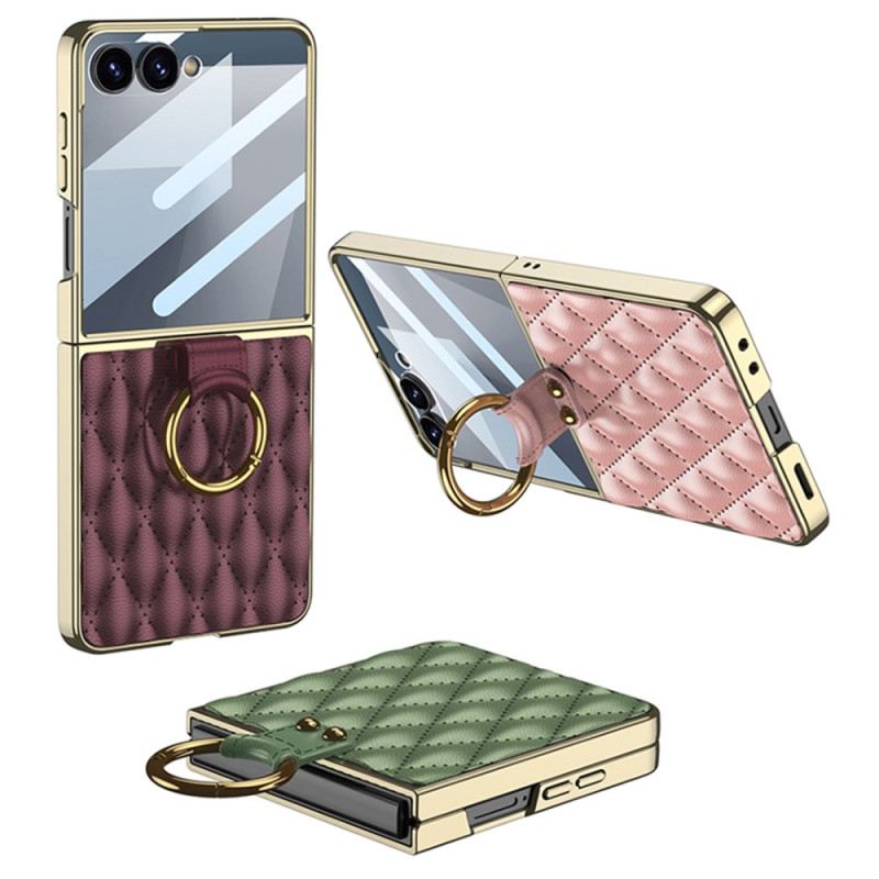 Tok Samsung Galaxy Z Flip 7 Steppelt Kivitel Gyűrűtartóval