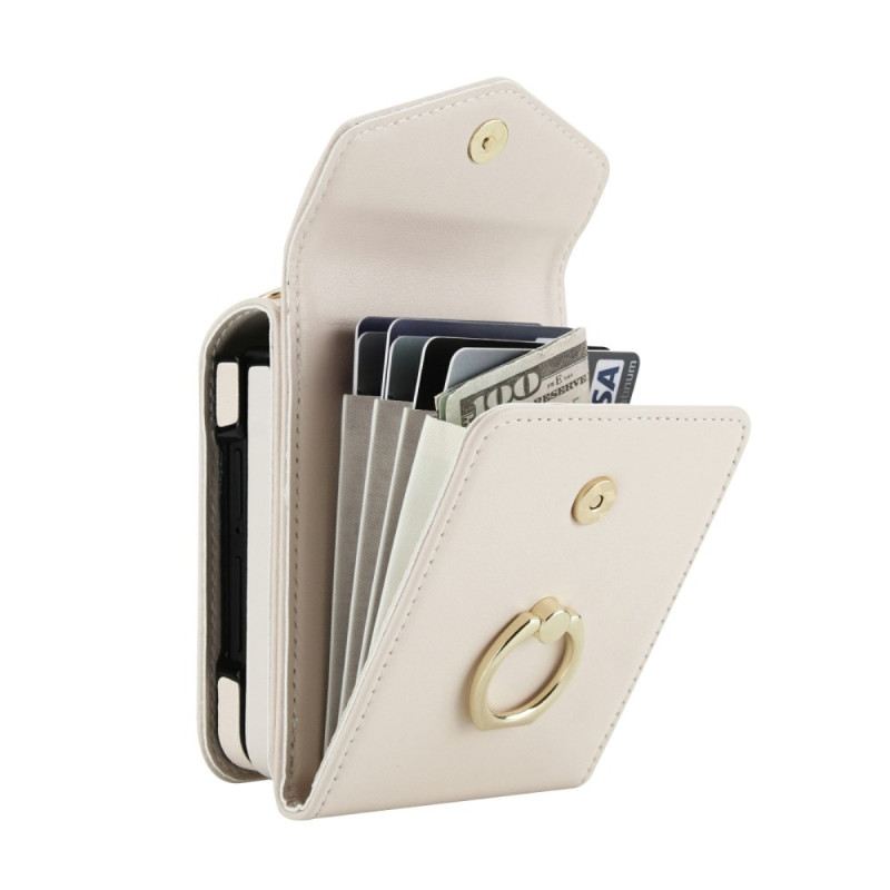 Tok Samsung Galaxy Z Flip 7 Steppelt Pénztárca És Pánt