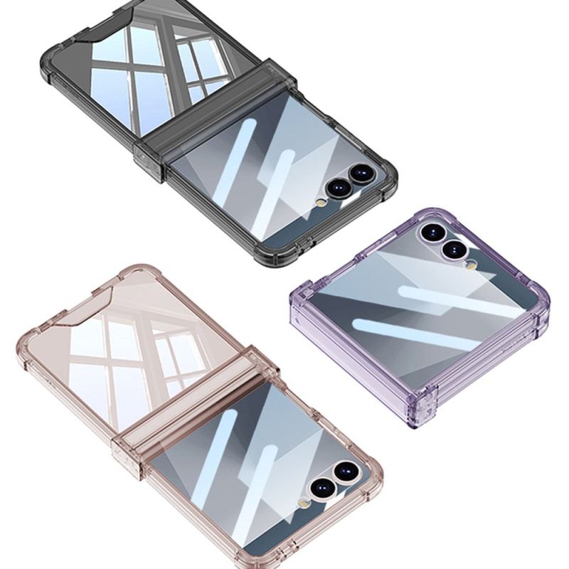 Tok Samsung Galaxy Z Flip 7 Színes Áttetsző Légzsákvédelemmel