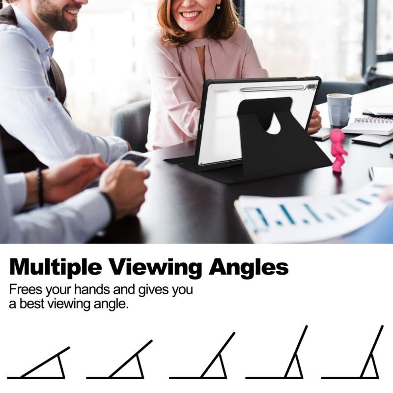 Bőrtok Samsung Galaxy Tab S10 Plus -ban Forgatható Állvány