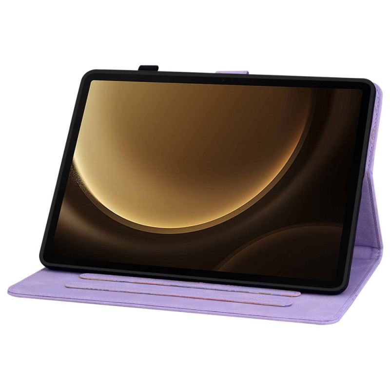 Bőrtok Samsung Galaxy Tab S10 Plus Fleur-de-lys