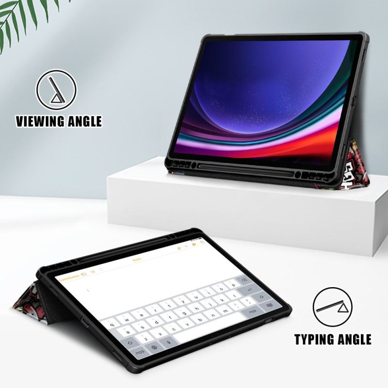 Samsung Galaxy Tab S10 Plus Graffiti Átlátszó Hátlap