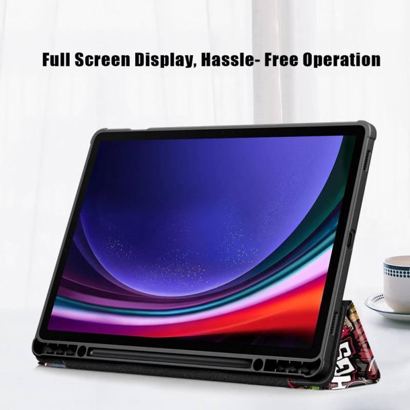 Samsung Galaxy Tab S10 Plus Graffiti Átlátszó Hátlap