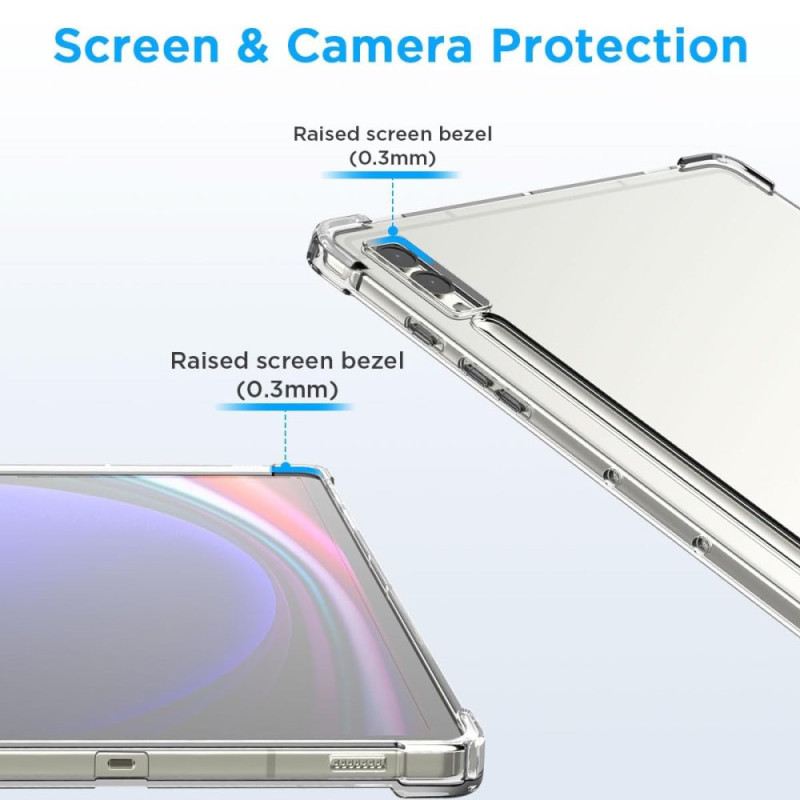 Tok Samsung Galaxy Tab S10 Plus Átlátszó Érintőceruza Tartóval