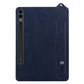 Tok Samsung Galaxy Tab S10 Plus Bőr Hatású Stylus Tartó És Pánt