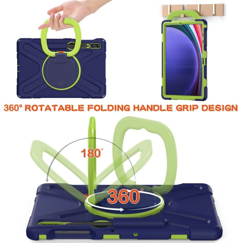 Tok Samsung Galaxy Tab S10 Plus Multifunkcionális Forgó Állvány És Fogantyú