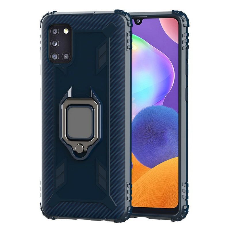 Tok Samsung Galaxy A31 Gyűrű És Szénszálas