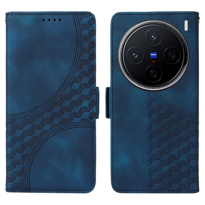 Bőrtok Vivo X200 Csillagminta