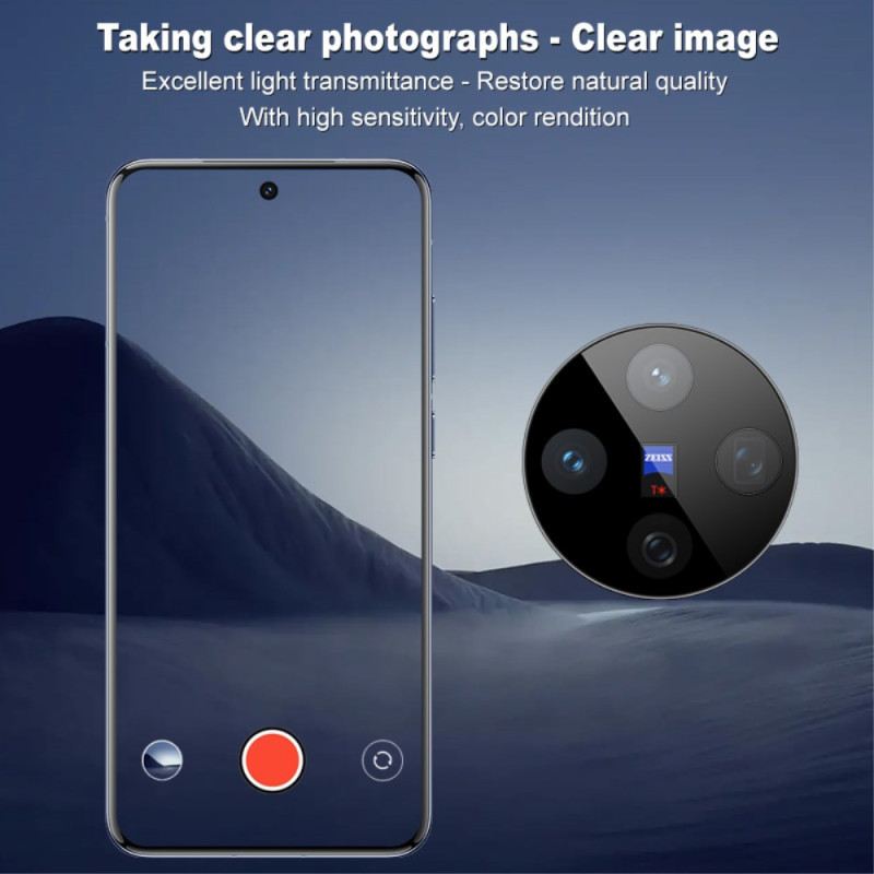 Edzett Üveg Lencsevédő Vivo X200-hoz Automatikus Pozicionáló Kerettel