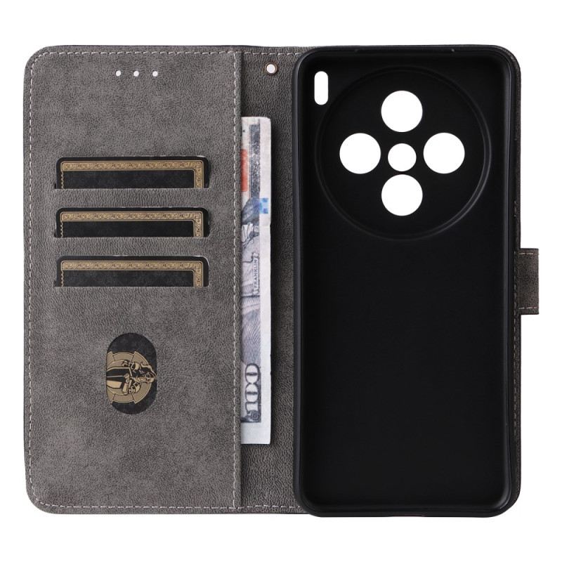 Fliptok Vivo X200 Velúr Hatású Pánttal