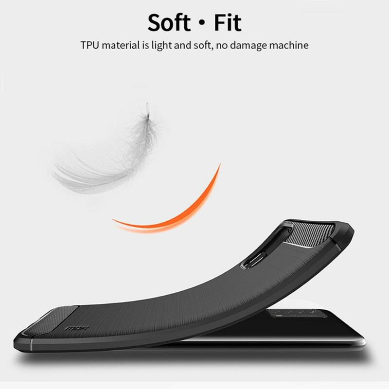 Tok Huawei P Smart 2021 Mofi Szálcsiszolt Szénszálas