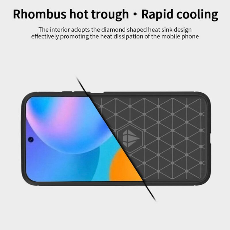 Tok Huawei P Smart 2021 Mofi Szálcsiszolt Szénszálas