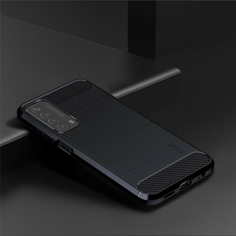 Tok Huawei P Smart 2021 Mofi Szálcsiszolt Szénszálas