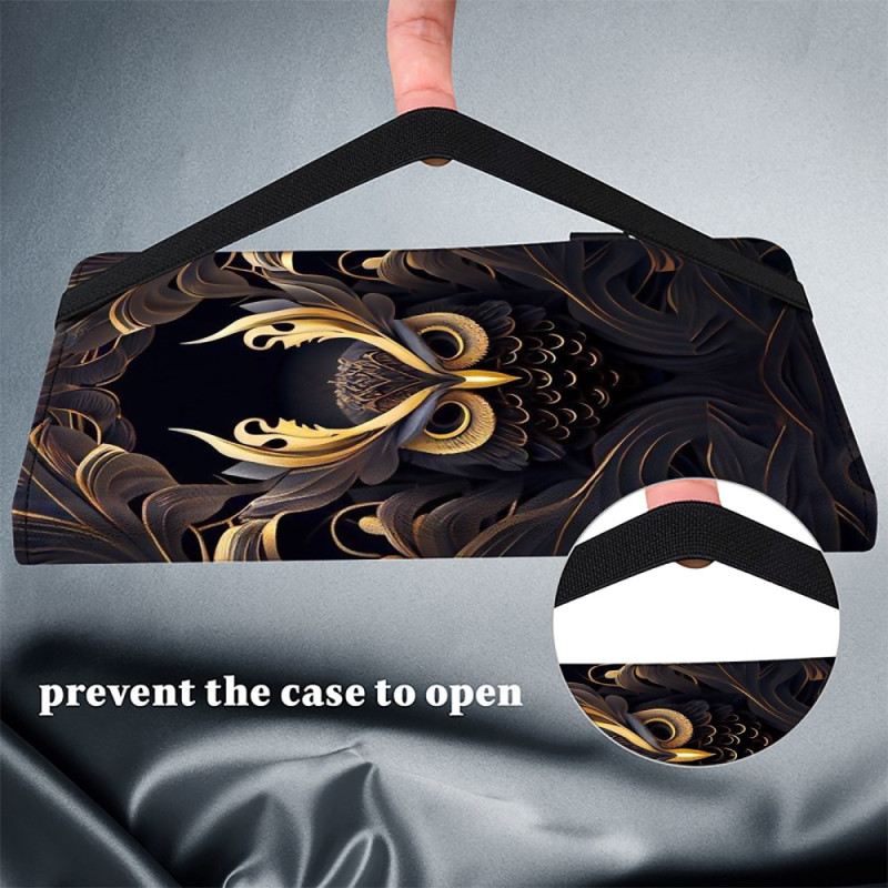 Bőrtok iPad Pro 13 (2025) Bagoly