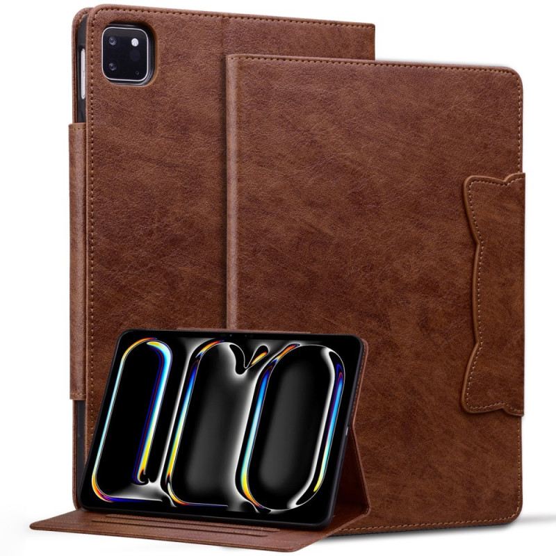 Fliptok iPad Pro 13 (2025) Mágneses Záródás Macska Mintával