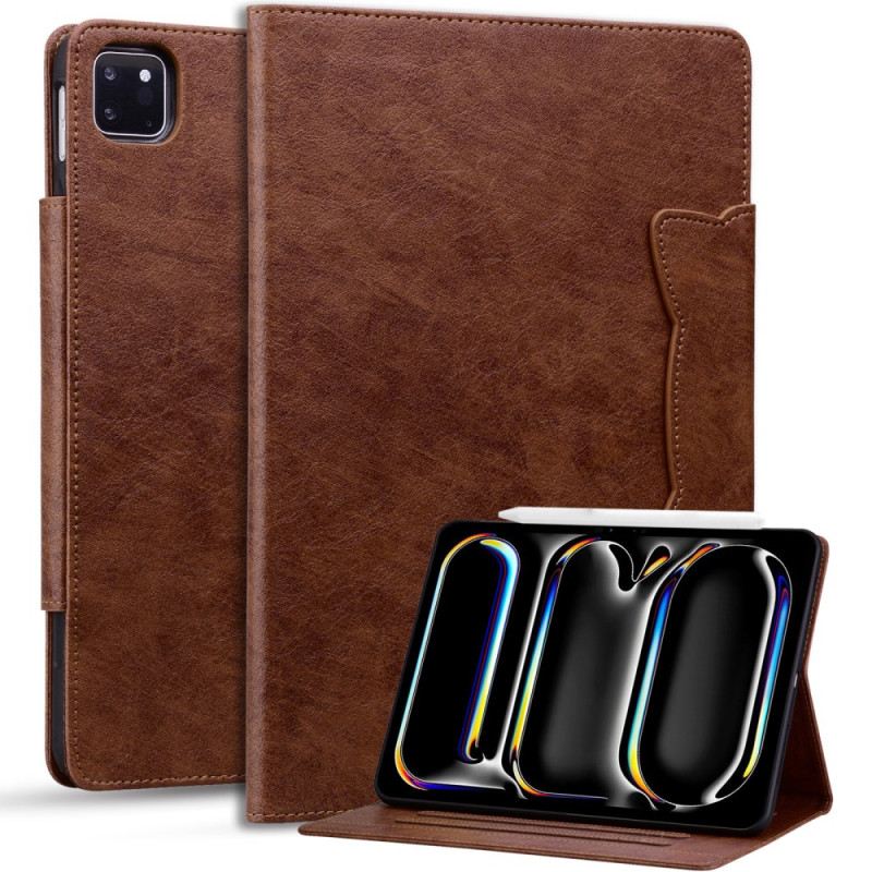 Fliptok iPad Pro 13 (2025) Mágneses Záródás Macska Mintával