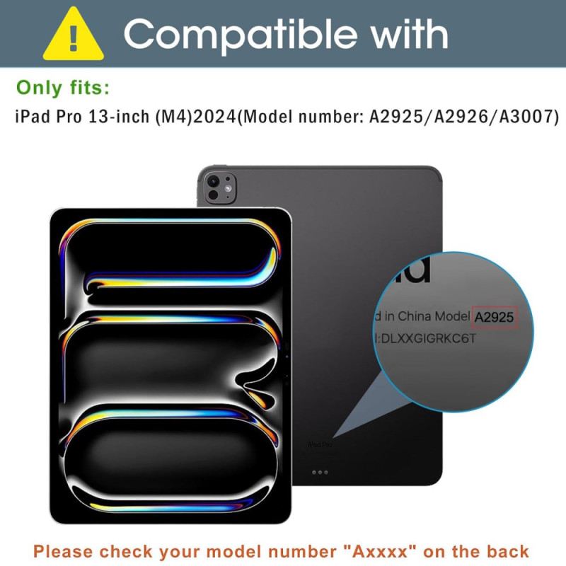 iPad Pro 13 (2025) Levehető Mágneses Kialakítás