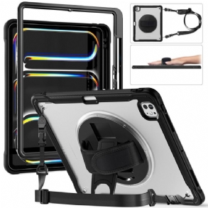 Mobiltelefon Tokok iPad Pro 13 (2025) Kézpánt Állvány És Vállpánt