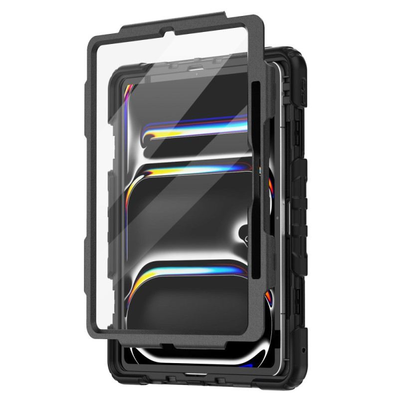 Mobiltelefon Tokok iPad Pro 13 (2025) Robusztus Képernyővédővel És Vállpánttal