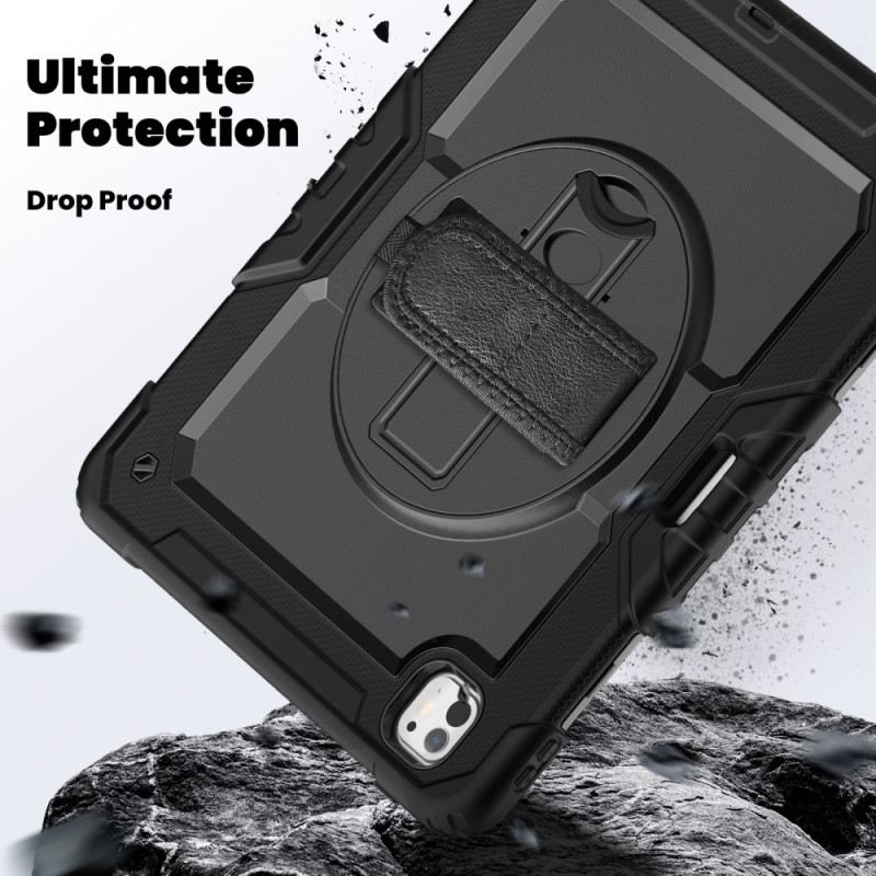 Mobiltelefon Tokok iPad Pro 13 (2025) Robusztus Képernyővédővel És Vállpánttal