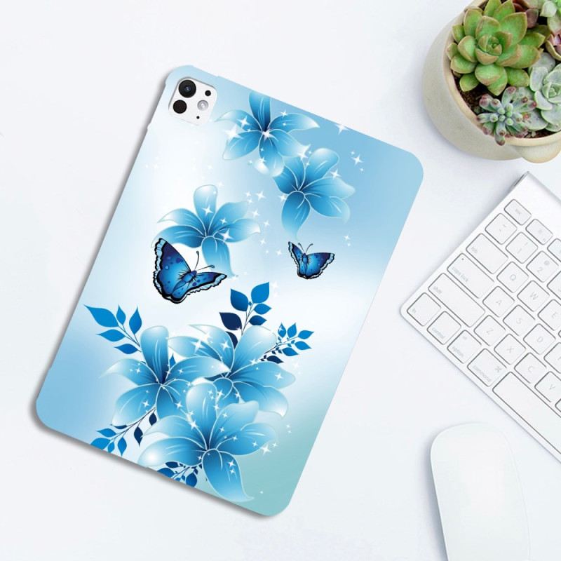 Telefontok iPad Pro 13 (2025) Kék Pillangók