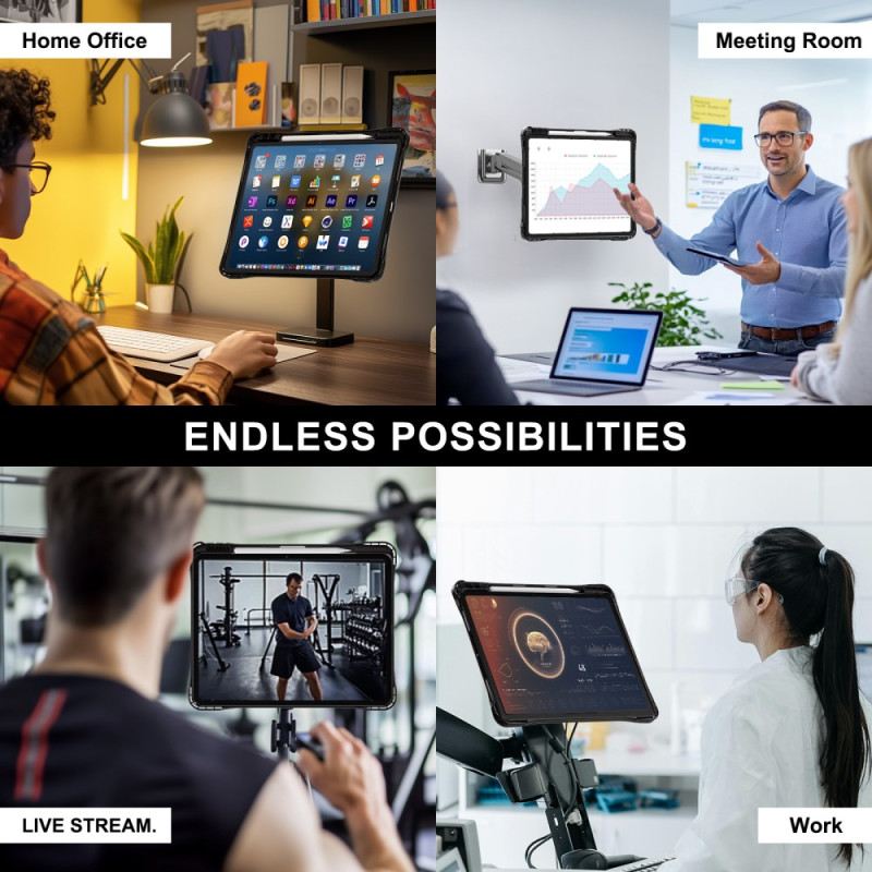 Tok iPad Pro 13 (2025) Átlátszó Állvánnyal