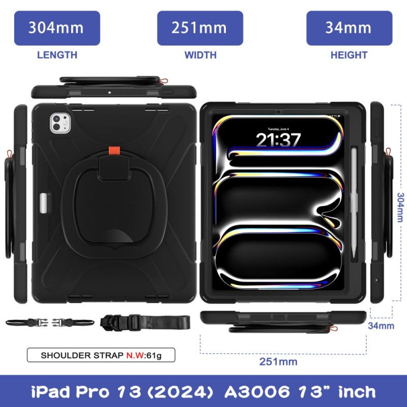 Tok iPad Pro 13 (2025) Forgatható Állvány És Fogantyú