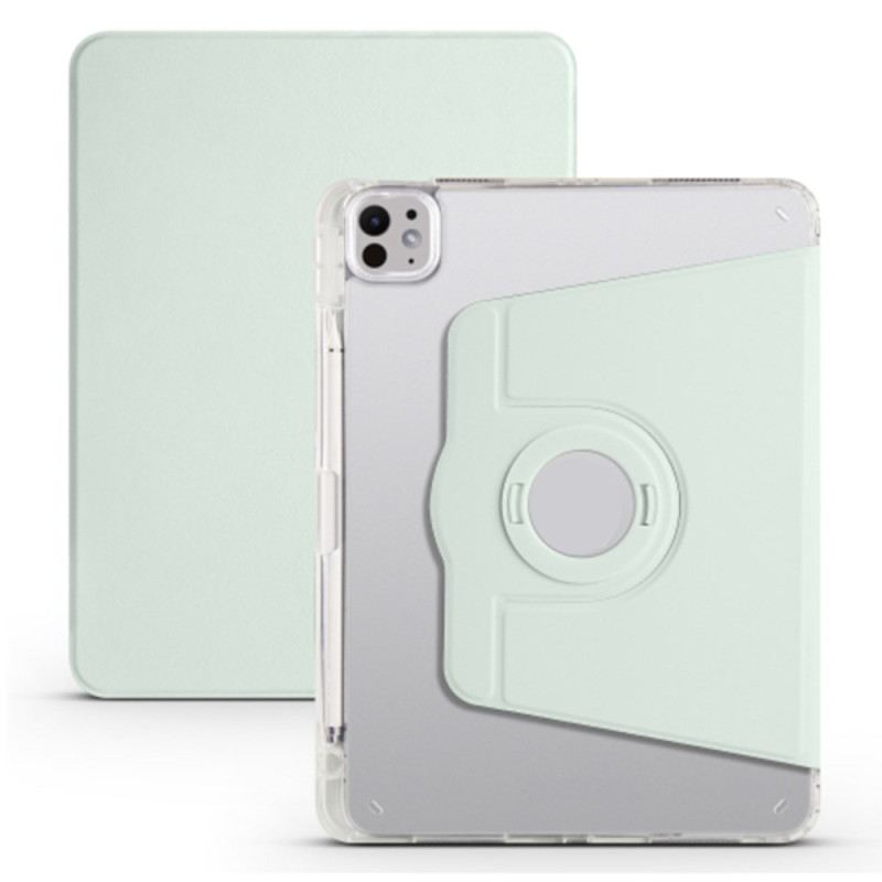 Tok iPad Pro 13 (2025) Forgatható Állvány És Levehető Átlátszó Hátlap