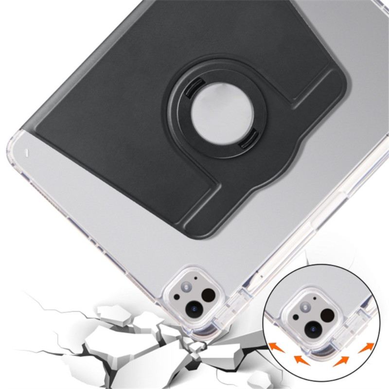 Tok iPad Pro 13 (2025) Forgatható Állvány És Levehető Átlátszó Hátlap