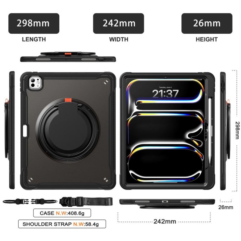 Tok iPad Pro 13 (2025) Forgatható Állvány És Vállpánt