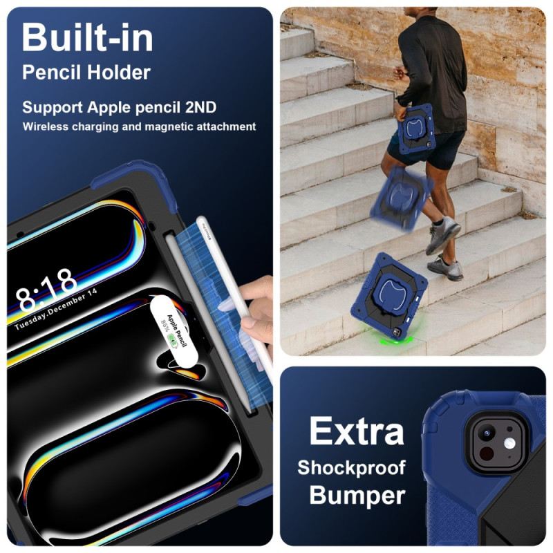 Tok iPad Pro 13 (2025) Kétszínű Állvány És Vállpánt