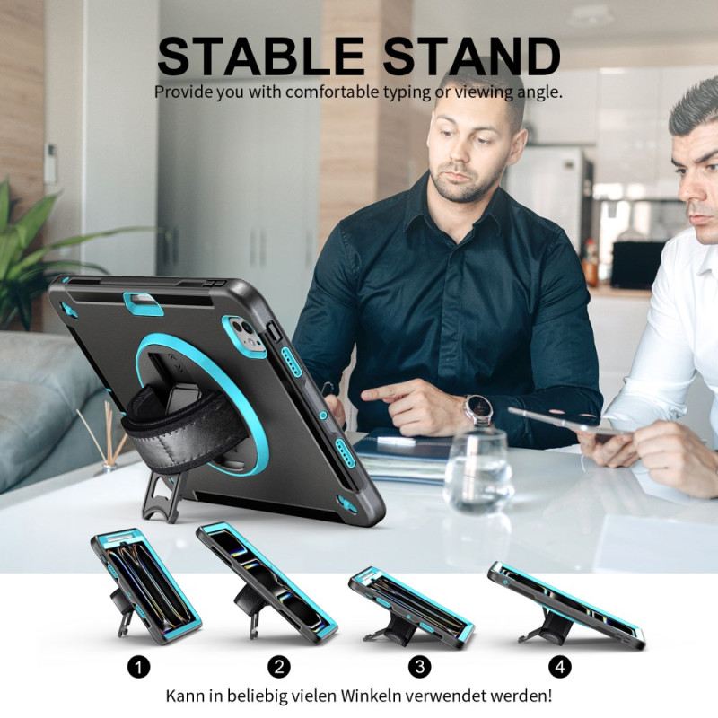 Tok iPad Pro 13 (2025) Masszív Gyűrűtartó És Vállpánt