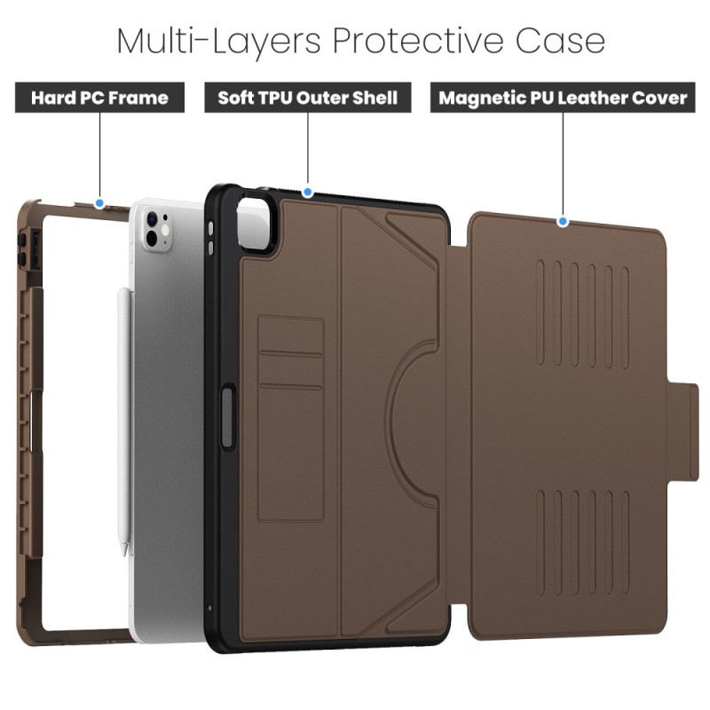 Tok iPad Pro 13 (2025) U Alakú Állvány És Kártyatartó