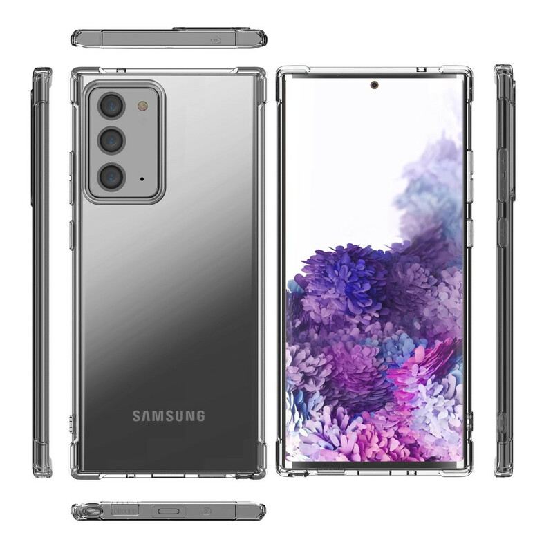 Tok Samsung Galaxy Note 20 Átlátszó Leeu Párnavédő