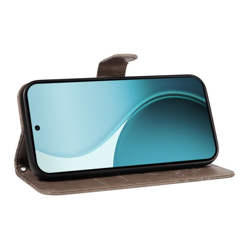 Bőrtok Oppo Reno 14 Pro 5g Grafikus Pillangó