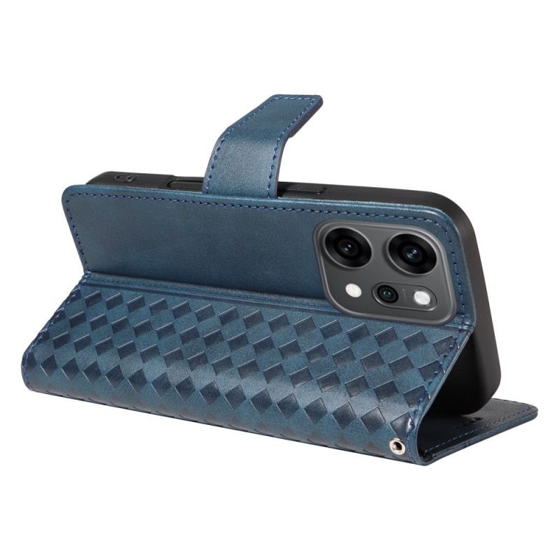 Bőrtok Oppo Reno 14 Pro 5g Gyémánt Szegély