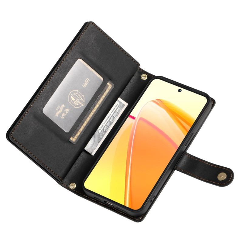 Bőrtok Oppo Reno 14 Pro 5g Pánt És Vállpánt