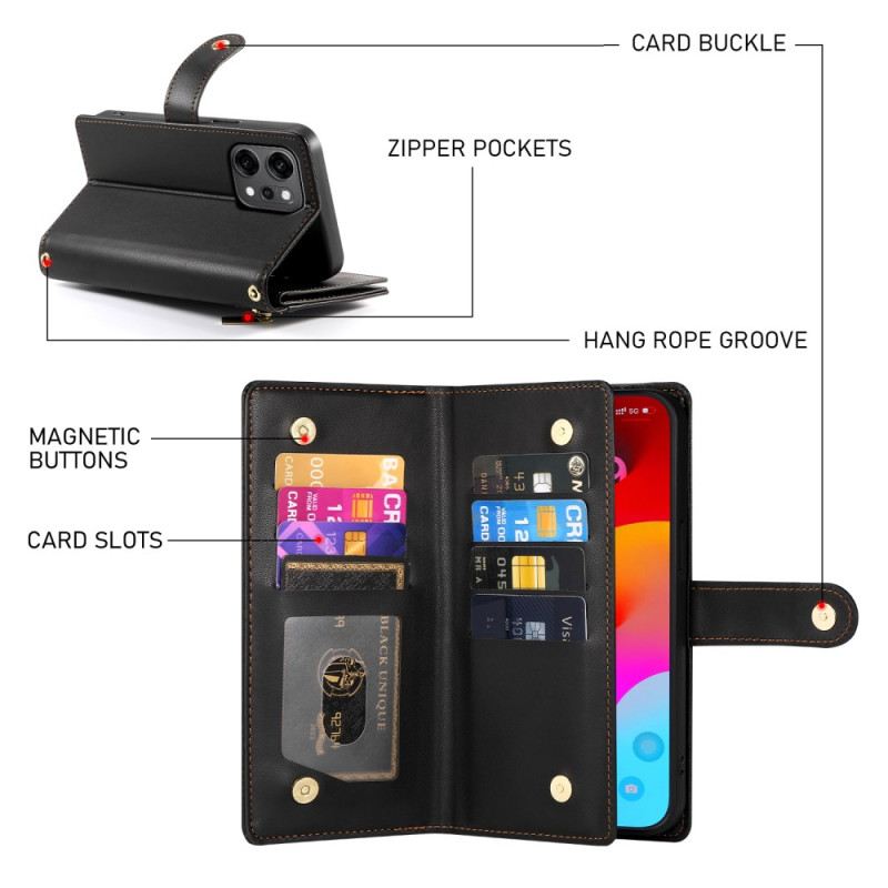 Bőrtok Oppo Reno 14 Pro 5g Pánt És Vállpánt