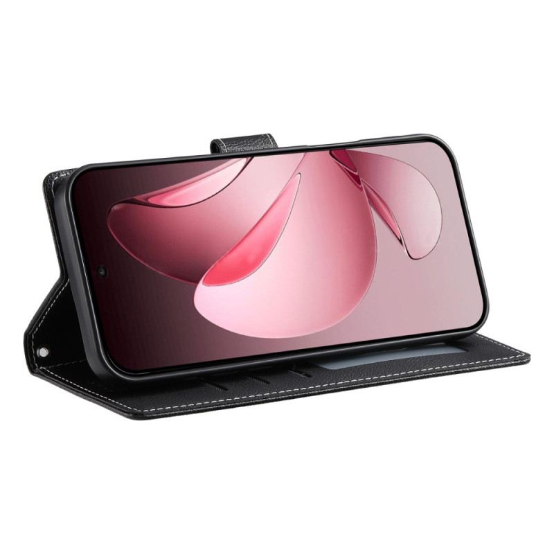 Fliptok Oppo Reno 14 Pro 5g Egyszínű Bőrhatású