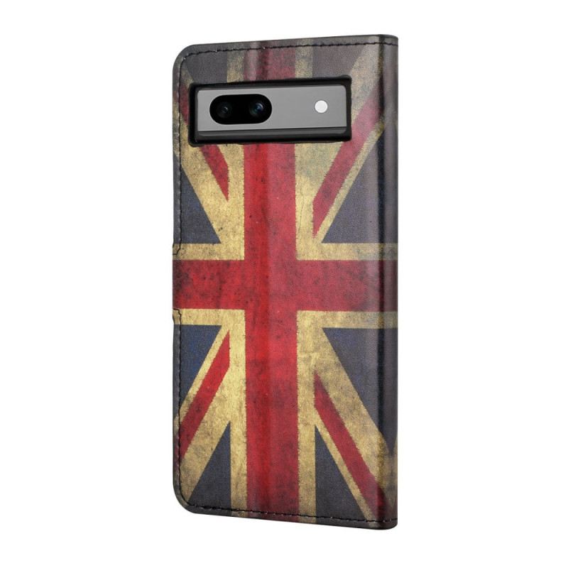 Bőrtok Google Pixel 8a Angol Zászló