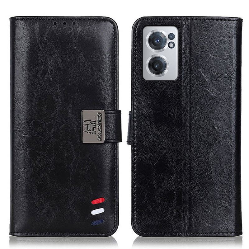Fliptok / Bőrtok OnePlus Nord CE 2 5G Háromszínű Kazneh