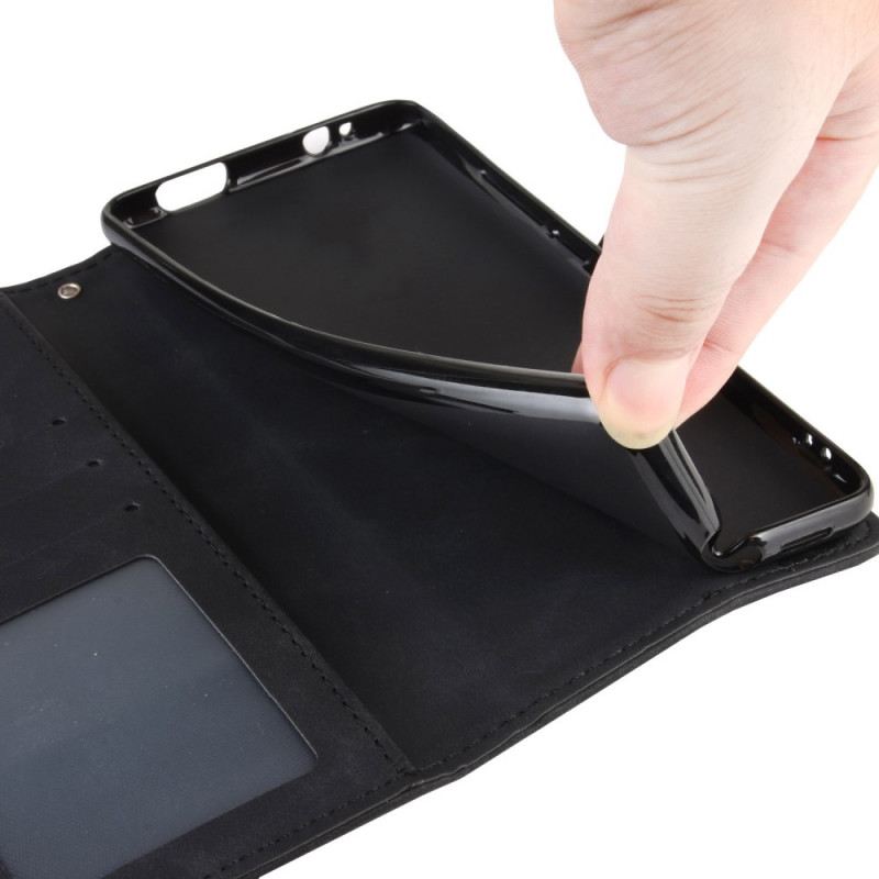 Fliptok OnePlus Nord CE 2 5G Bőrtok Makulátlan Szatén