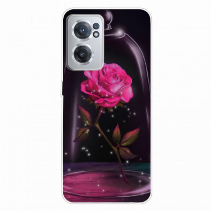 Tok OnePlus Nord CE 2 5G Rózsa Az Üveg Alatt