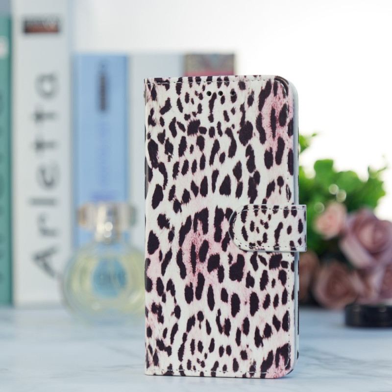 Fliptok / Bőrtok Xiaomi Mi 11 Lite 4G / 5G / 5G NE Leopárd Minta